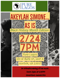 Akeylah Simone... AS IS | Black History Month Edition