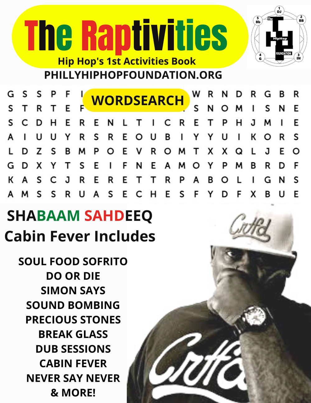 The Hip Hop Foundation - Word Search Raptivities