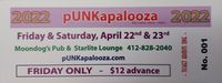 Friday pUNKapalooza ticket