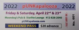 Weekend pUNKapalooza ticket