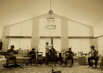Recording Golden West (photo by Andrew Collins)
