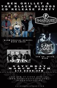 Ben Grillet and the Black Bloods CD RELEASE PARTY
