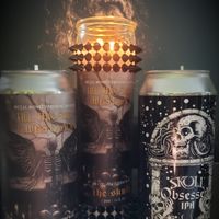 SOLD OUT - The Skull / Obsessed IPA - Division Brewing - Beer Can Candle
