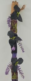 SOLD - BESOM Lavender Lillies