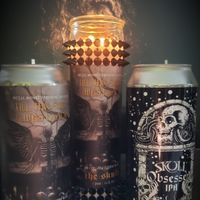 Beer Can Candle - Metal Monkey / The Skull - Til The Sun Turns Dark