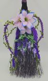 SOLD - BESOM Lavender Lillies