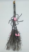 BESOM - L - Halloween 2022 - Pink Spider