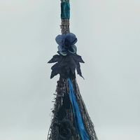 BESOM - L - Black and Broom