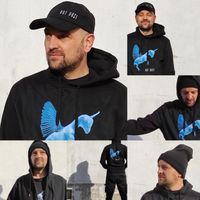 HOODIE NO ZIP+ “Grey Skies” Single Hi-Q audio digital download + Button + Sticker