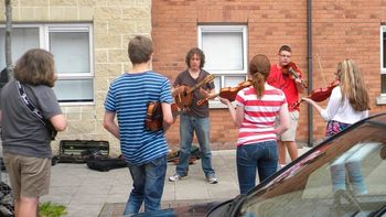 Young Folk Fiddlers Rehearsal in Derry, Northern Ireland
