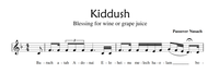 Kiddush (Passover) and Karpas Blessing Sheet Music