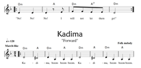 Kadima and Listen, King Pharaoh Sheet Music