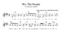We, the People sheet music PDF