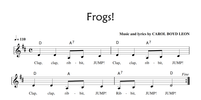 Frogs! (An Action Song for Passover) Sheet Music