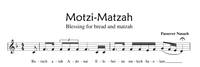 Motzi-Matzah-Maror Blessings (traditional) Sheet Music