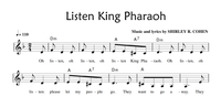 Listen, King Pharaoh Sheet Music