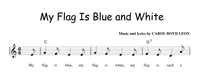 My Flag is Blue and White Sheet Music