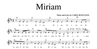 Miriam Sheet Music