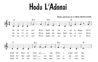 Hodu L'Adonai