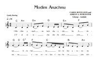 Modim Anachnu Sheet Music