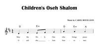 Children's Oseh Shalom Sheet Music