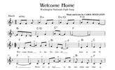 Welcome Home to the Nationals Sheet Music