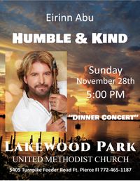 Eirinn Abu Dinner Concert at Lakewood Park United Methodist Church
