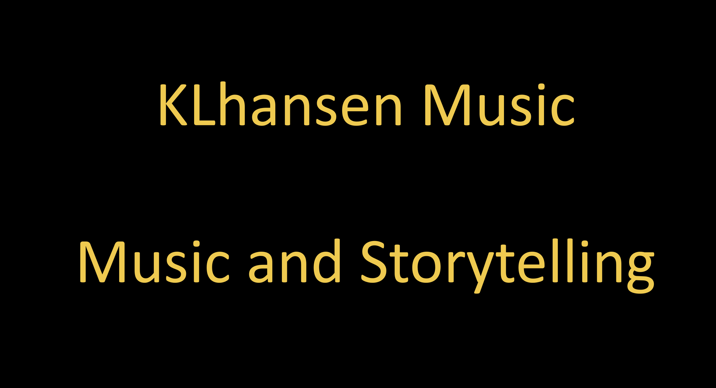 KLhansen Music