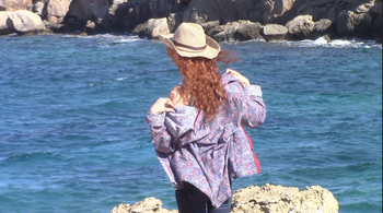 While shooting 'Ýou're Not You Lately'
