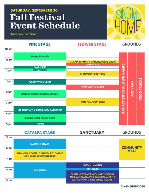 OUR 2022 SCHEDULE IS HERE