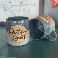 Hand-Thrown Mug (blue)