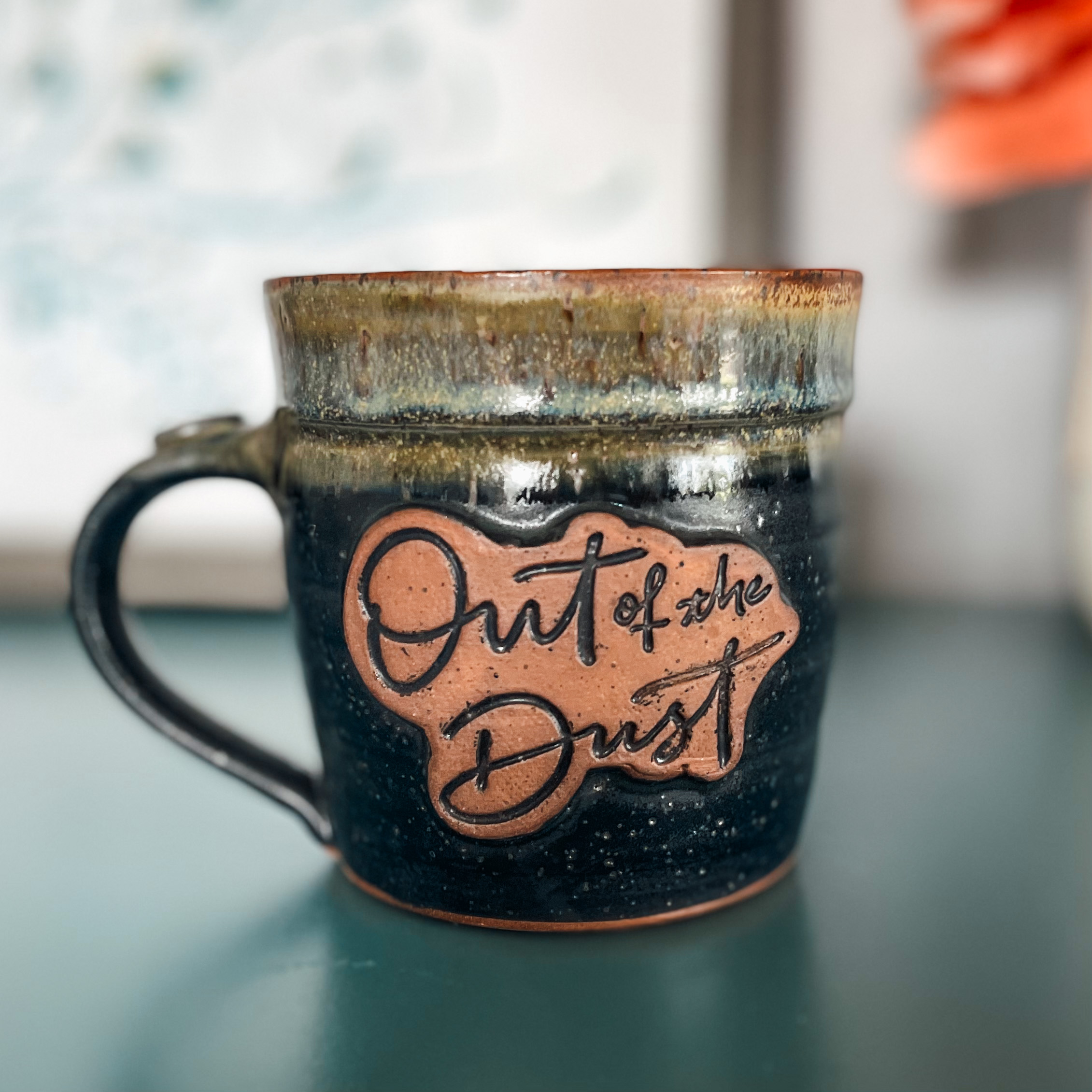 Black Eyes Coffee Mug, Large Clay Tea Mug, Hand Painted Coffee Pottery Mug, Funky  Mug, Gift for Them, Housewarming Gift, Clay Kitchenware 