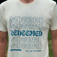 "Redeemed" shirt (cream & blue)