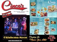 Cinco's Grill in Sallisaw, Ok. Presents:  The Oklahoma Moon Trio