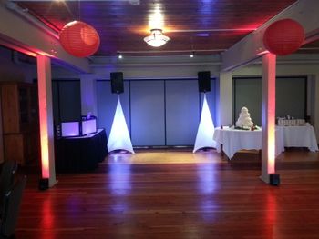 The Warren Conference Center - Ashland ma. - 12 Red Uplighting
