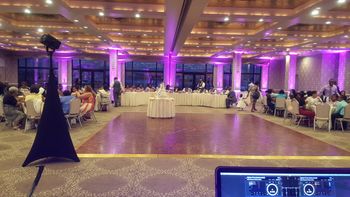 Venezia Wedding 2015 - 24 Uplights w. Purple Uplighting
