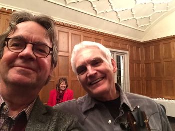 With songwriter and performer Verlon Thompson in Nashville, 2017.  Verlon, who worked closely with the legendary Guy Clark for many years, is a great songwriter and performer in his own right. "The get to you waltz" is an absolute favourite, and a  brilliant example of great songwriting.
