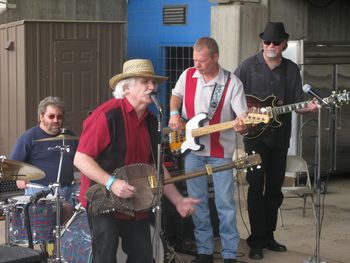 The Afrosippi Band at the Greeley Blues Festival.
