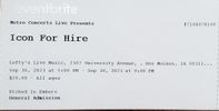 Icon For Hire - Conquer Divide - The Funeral Portrait - Etched in Embers Tickets