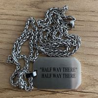 "Half Way There" Necklace - 2 sides