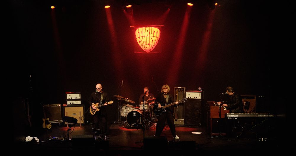 Starlite Campbell Band at the Met in Bury, England featuring the Supertone  | Matamp 120 and 200 valve heads plus the valve reverb.