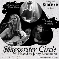 Lindsay Weinberg at Fitzgeralds Songwriter Circle with Jenny Bienemann, and Klem Hayes