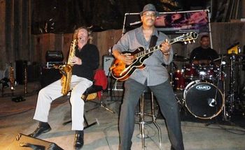 Ray Iaea & Tony Elder of WestBound Groove at Dobra Zemlja Winery in Amador
