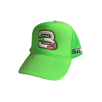 TTMN 3 TRUCKER HAT (NEON GREEN)