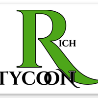 Rich Tycoon Rated R Logo Sticker - Green/Black (2"x1.5")