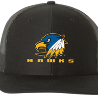 Black Mesh Hawks Cap