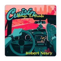 "Cruisin" 3x3 Refrigerator Magnet