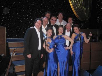 My band plus our 3 ladies (aka) The Golddiggers for The Rat Pack Show
