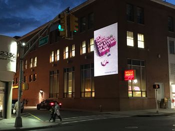 Lyft outdoor projection mapping
