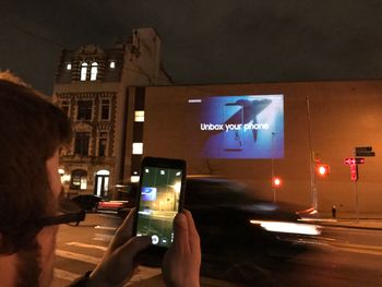 Samsung outdoor projection mapping, NYC
